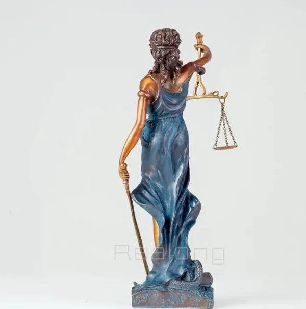 Blind Lady Of Justice Statue