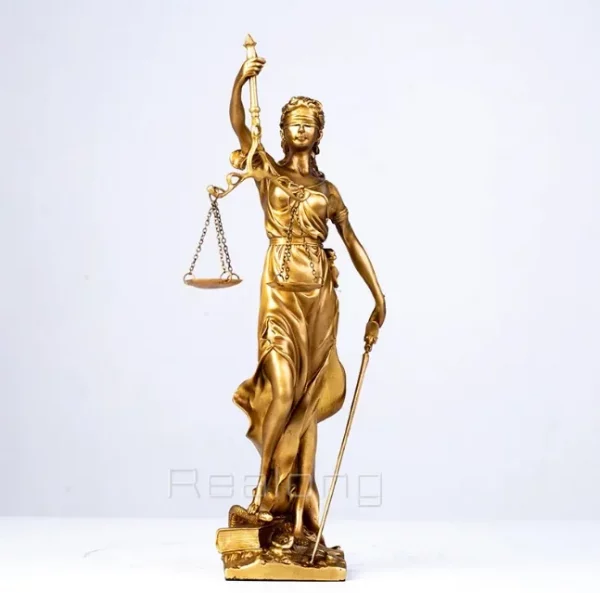 Blind Lady Of Justice Statue