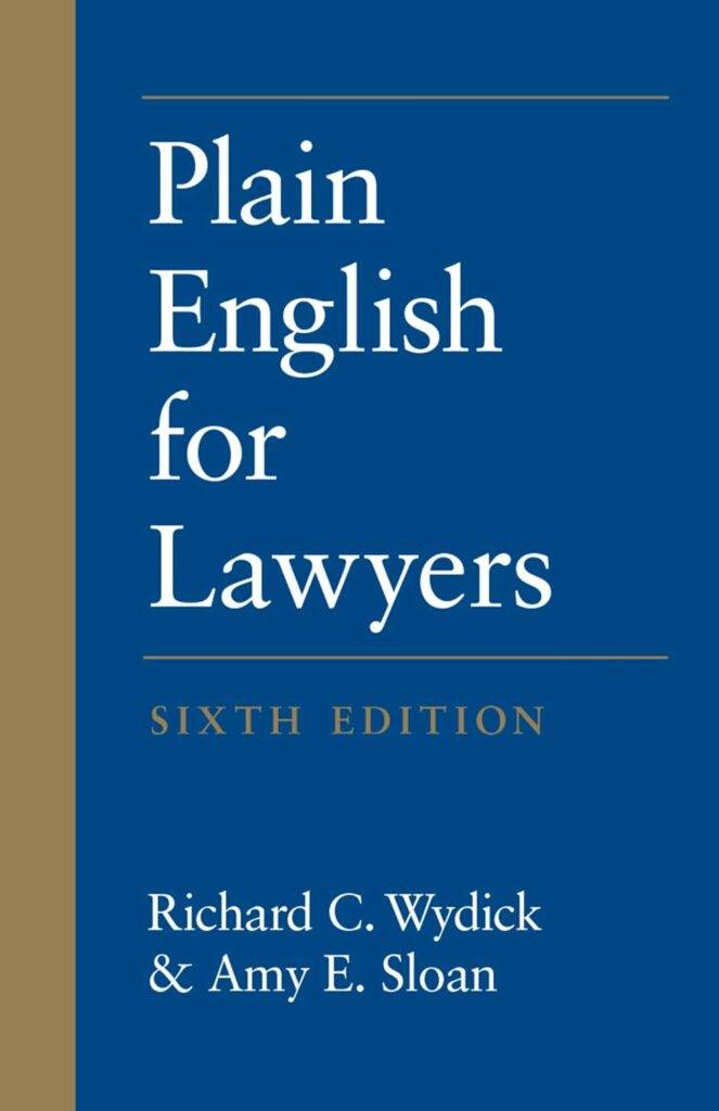 Plain English for Lawyers Sixth Edition